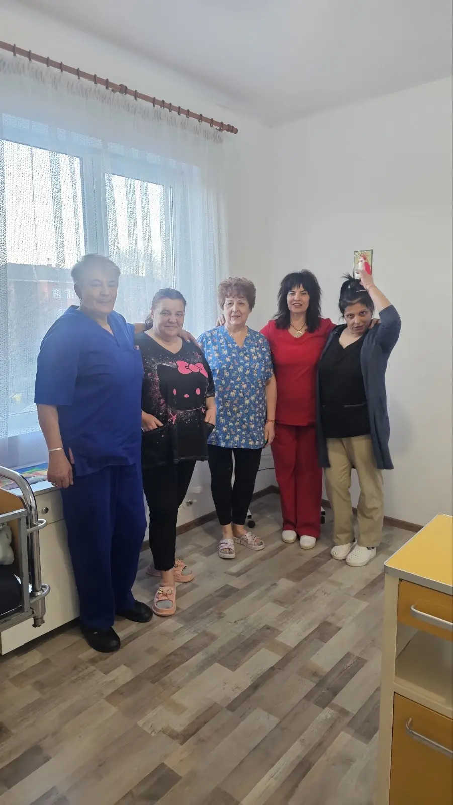 Екипът на Хоспис Маринела — в стаята на пациент